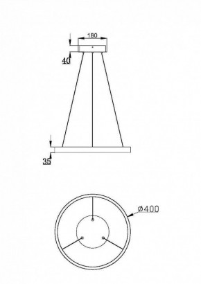 Подвесной светильник Maytoni Rim MOD058PL-L22BK в Советском - sovetskiy.mebel24.online | фото 3