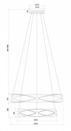 Подвесной светильник Maytoni Weave MOD062PL-L103CH3K в Советском - sovetskiy.mebel24.online | фото 9