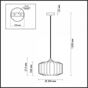 Подвесной светильник Odeon Light Binga 4746/1 в Советском - sovetskiy.mebel24.online | фото 6