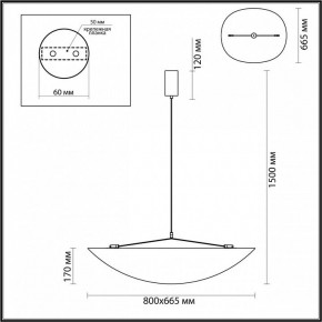 Подвесной светильник Odeon Light Silk 7067/36L в Советском - sovetskiy.mebel24.online | фото 6