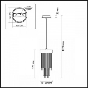 Подвесной светильник Odeon Light York 4788/1 в Советском - sovetskiy.mebel24.online | фото 4