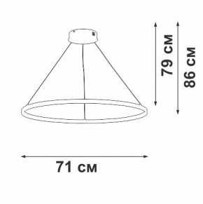 Подвесной светильник Vitaluce V2516 V2516-8/3S в Советском - sovetskiy.mebel24.online | фото 3