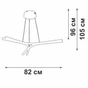 Подвесной светильник Vitaluce V2708 V2708-9/3S в Советском - sovetskiy.mebel24.online | фото 3