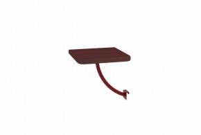 Полка прикроватная квадратная (МилСон) в Советском - sovetskiy.mebel24.online | фото 8