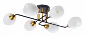 Потолочная люстра Arte Lamp Andrea A8141PL-6BK в Советском - sovetskiy.mebel24.online | фото