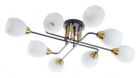 Потолочная люстра Arte Lamp Andrea A8141PL-8BK в Советском - sovetskiy.mebel24.online | фото