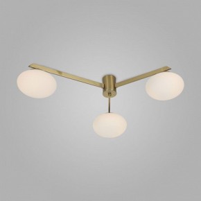 Потолочная люстра Eurosvet Opaline 70220/3 латунь в Советском - sovetskiy.mebel24.online | фото