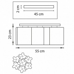 Потолочная люстра Lightstar Nubi 802073 в Советском - sovetskiy.mebel24.online | фото 2