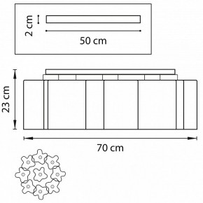 Потолочная люстра Lightstar Nubi 802097 в Советском - sovetskiy.mebel24.online | фото 2