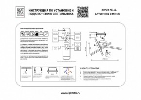 Потолочная люстра Lightstar Palla 739013 в Советском - sovetskiy.mebel24.online | фото 2