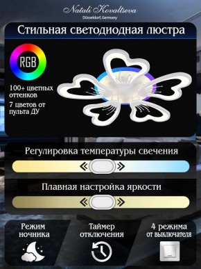 Потолочная люстра Natali Kovaltseva Hugo LED LAMPS 81133 в Советском - sovetskiy.mebel24.online | фото 6