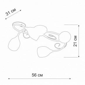 Потолочная люстра Vitaluce V3269 V3269-3/4PL в Советском - sovetskiy.mebel24.online | фото 2