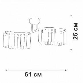 Потолочная люстра Vitaluce V5884 V5884-0/4PL в Советском - sovetskiy.mebel24.online | фото 4