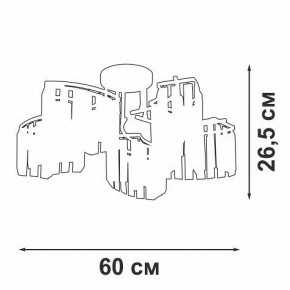Потолочная люстра Vitaluce V5884 V5884-0/5PL в Советском - sovetskiy.mebel24.online | фото 3