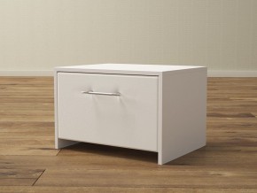 PROxSON Тумба Varna (ЛДСП Белая+экокожа Белый/Белый) 51x40 в Советском - sovetskiy.mebel24.online | фото