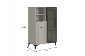 РИЧ Комод 2 со стеклом в Советском - sovetskiy.mebel24.online | фото 2
