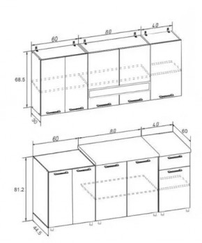 РИО-2 ЛДСП Кухонный гарнитур 1,8 м в Советском - sovetskiy.mebel24.online | фото 7