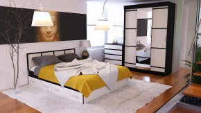 Сакура спальня № 1 Комод + Зеркало + Кровать 1600 + Тумба + Шкаф-купе 1500, сп.м. 1600х2000 мм., б/м, основание есть, ун. сб. в Советском - sovetskiy.mebel24.online | фото 5