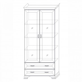 Шкаф (2 стеклодвери) Сиена в Советском - sovetskiy.mebel24.online | фото 3