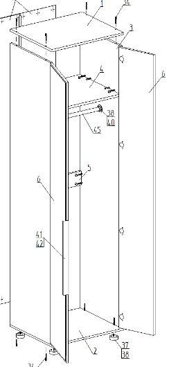 Шкаф 2-ств. для одежды "Лео" в Советском - sovetskiy.mebel24.online | фото 2