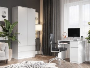 Шкаф 2-ств. с 2 ящиками "Бьянко" в Советском - sovetskiy.mebel24.online | фото 4