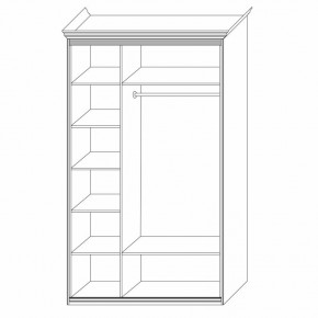 Шкаф 3-х дверный (корпус) Неаполь в Советском - sovetskiy.mebel24.online | фото 3