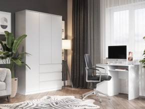 Шкаф 3-ств. с 3 ящиками "Бьянко" в Советском - sovetskiy.mebel24.online | фото 4