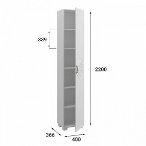 Шкаф для белья Монблан МБ-22К в Советском - sovetskiy.mebel24.online | фото 5
