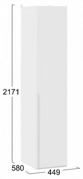 Шкаф для белья Порто СМ-393.07.001 в Советском - sovetskiy.mebel24.online | фото 4