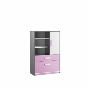 Шкаф книжный Кэнди КШ-2 Лаванда в Советском - sovetskiy.mebel24.online | фото