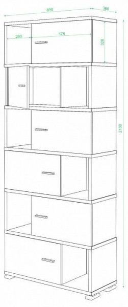 Шкаф комбинированный Домино СБ-30/6 в Советском - sovetskiy.mebel24.online | фото 2