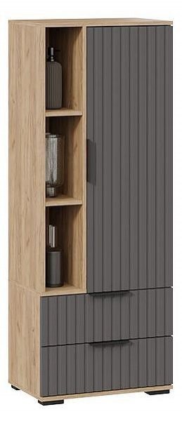 Шкаф комбинированный Хилтон в Советском - sovetskiy.mebel24.online | фото
