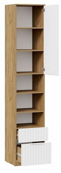 Шкаф комбинированный Хилтон Исп. 2 в Советском - sovetskiy.mebel24.online | фото 2