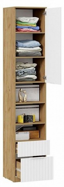 Шкаф комбинированный Хилтон Исп. 2 в Советском - sovetskiy.mebel24.online | фото 5