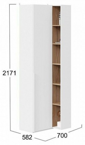Шкаф комбинированный Порто СМ-393.21.024 в Советском - sovetskiy.mebel24.online | фото 2