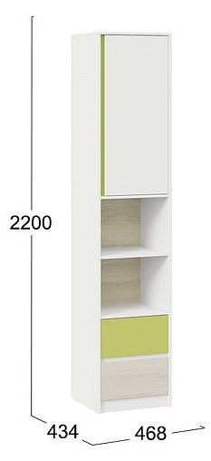 Шкаф комбинированный Сканди в Советском - sovetskiy.mebel24.online | фото 5