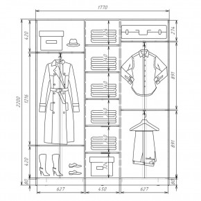 Шкаф-купе ХИТ 22-4-18-656 (420) в Советском - sovetskiy.mebel24.online | фото 2