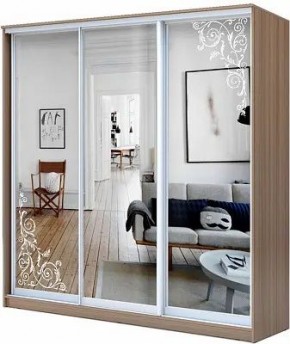 Шкаф-купе ХИТ 23-20/2-656 ОРНАМЕНТ в Советском - sovetskiy.mebel24.online | фото