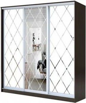 Шкаф-купе ХИТ 23-20/2-666 РОМБ БОЛЬШОЙ МАТОВЫЙ в Советском - sovetskiy.mebel24.online | фото