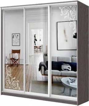 Шкаф-купе ХИТ 24-4-18-656 ОРНАМЕНТ в Советском - sovetskiy.mebel24.online | фото