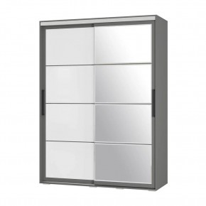 Шкаф-купе Крафт-6 1.6 м ШКК-06 (графит) в Советском - sovetskiy.mebel24.online | фото 3