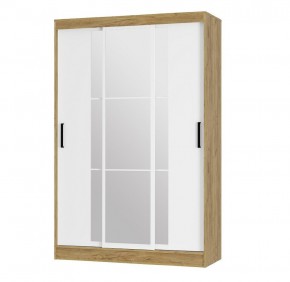 Шкаф-купе Тайм ШКК-03 (крафт/белый) в Советском - sovetskiy.mebel24.online | фото