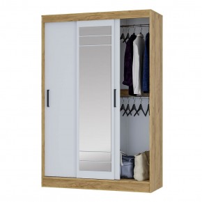 Шкаф-купе Тео ШКК-02 (крафт/белый) в Советском - sovetskiy.mebel24.online | фото 3