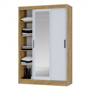 Шкаф-купе Тео ШКК-02 (крафт/белый) в Советском - sovetskiy.mebel24.online | фото 4