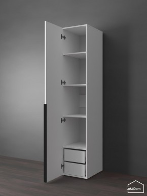 Шкаф Linnea MHR-1-3 2050х400х510 (Белый-М 11.1.2) в Советском - sovetskiy.mebel24.online | фото 5