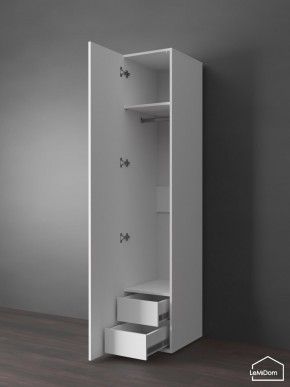 Шкаф Linnea MHR-1PO-3 2050х400х510 (Белый-М 11.1.1) в Советском - sovetskiy.mebel24.online | фото 5