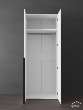 Шкаф Linnea MHR-2 2050х800х510 (Белый-М 11.1.2) в Советском - sovetskiy.mebel24.online | фото 4