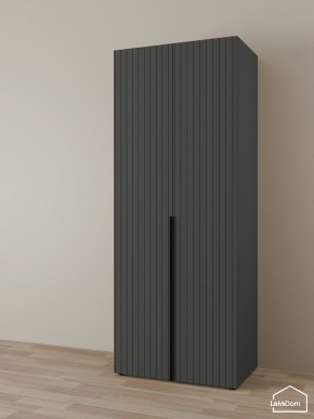 Шкаф Linnea MHR-2 2050х800х510 (Графит-М 11.1.25) в Советском - sovetskiy.mebel24.online | фото