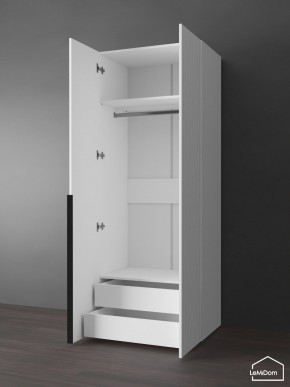 Шкаф Linnea MHR-2-3 2050х800х510 (Белый-М 11.1.2) в Советском - sovetskiy.mebel24.online | фото 5