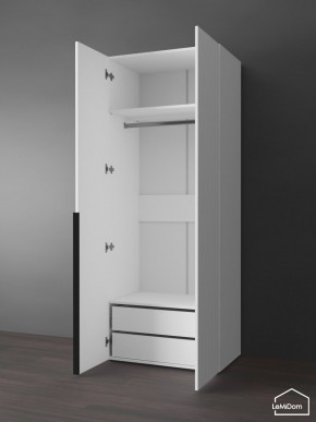 Шкаф Linnea MHR-2-3 2050х800х510 (Белый-М 11.1.2) в Советском - sovetskiy.mebel24.online | фото 6